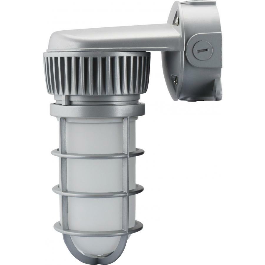 65-223 Nuvo Non-Dimmable Vapor Proof Light Fixture, (1) Lamp, 100 to 277 V, Silver Housing