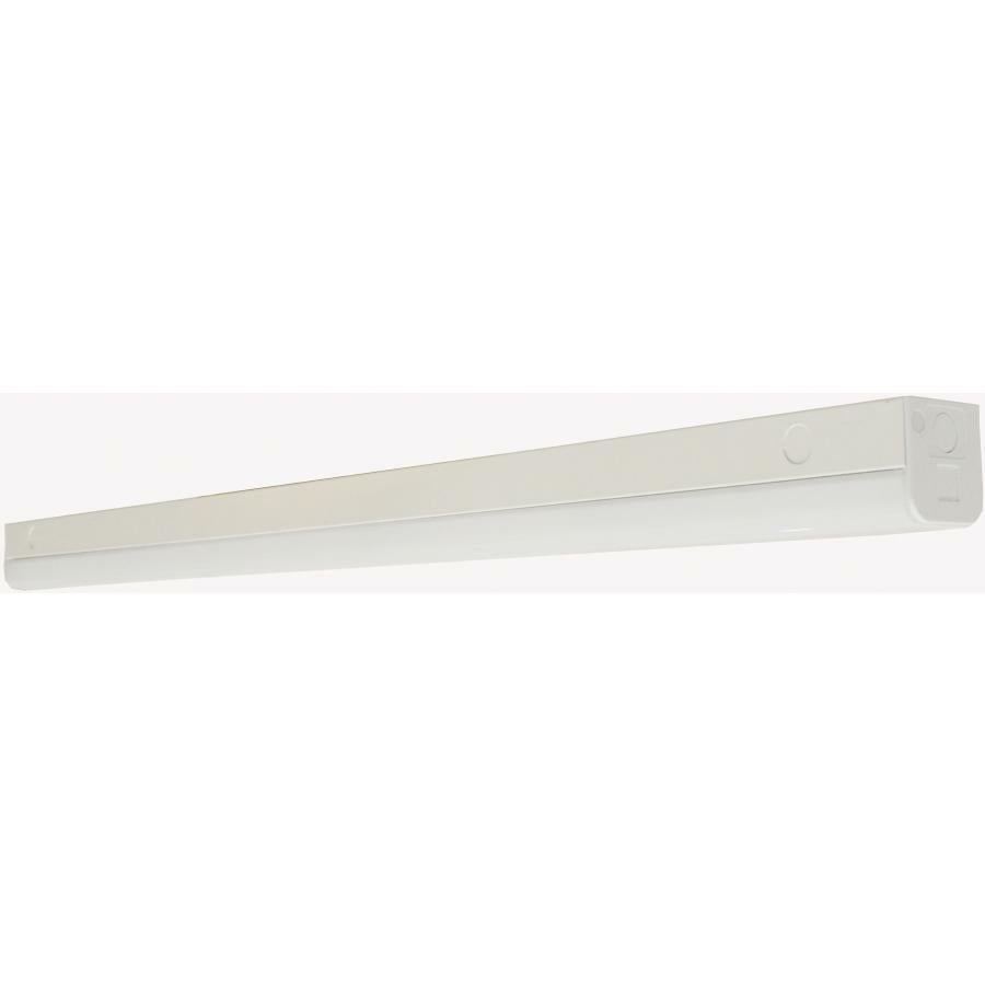 65-1123 Nuvo Dimmable Rectangular Slim Strip Light With Knockout, (1) LED Lamp, 120 to 277 V AC, White Housing