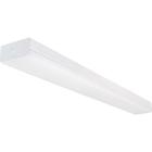 LED 4 Foot - Wide Strip Light - 38 Watts - 4000K - White Finish - with Knockout