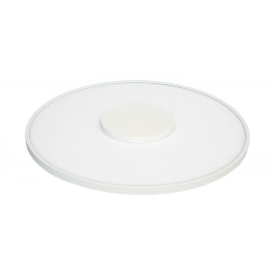 62-1515 Nuvo Blink Luxe Dimmable Round Flush Mount Light Fixture, 120 to 277 V, White Housing
