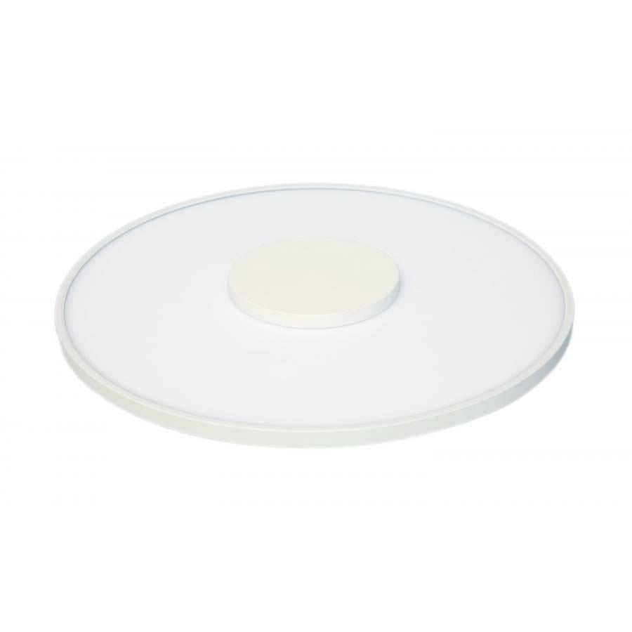 62-1523 Nuvo Blink Luxe Dimmable Round Flush Mount Light Fixture, 120 to 277 V, White Housing