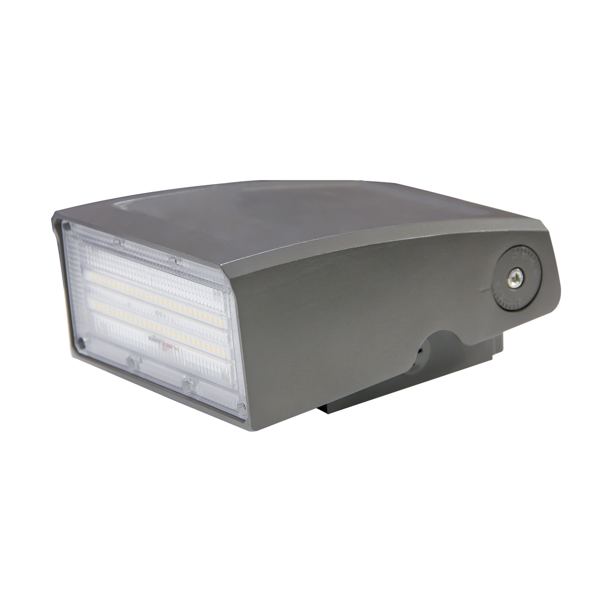 65-678 Nuvo Adjustable LED Wallpack, LED Lamp, 40 W Fixture, 120 to 277 V AC, Bronze Housing