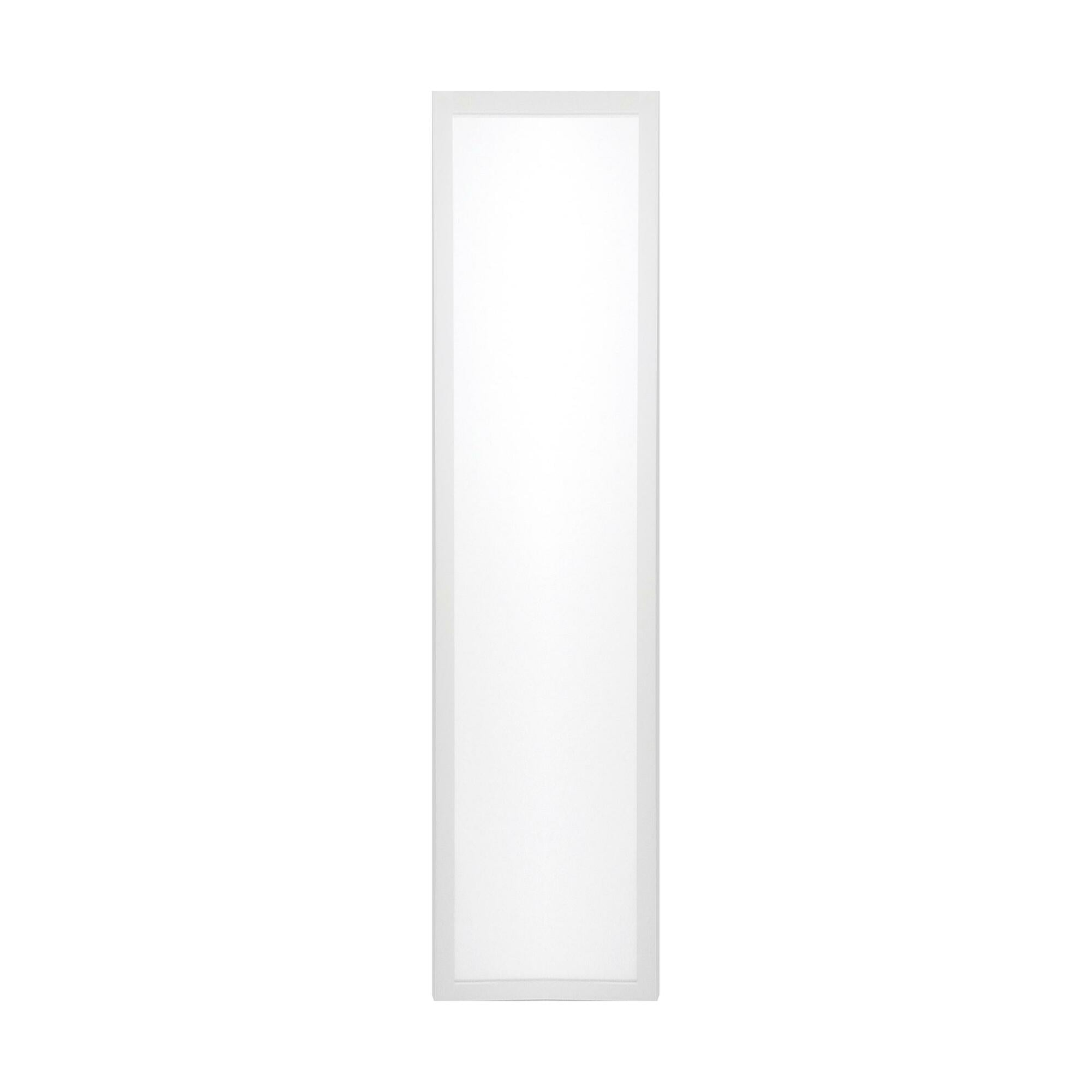 65-583 Nuvo Rectangular LED Flat Panel Fixture, 40 W Fixture, 100 to 347 V AC, White Housing