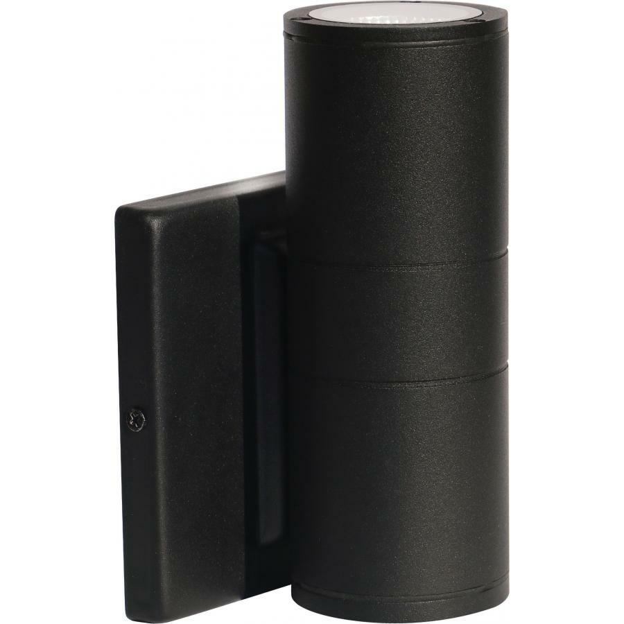 62-1138 Nuvo Non-Dimmable Small Utility Wall Sconce, (2) Lamp, 10 W Fixture, 120 to 277 V AC, Black Housing