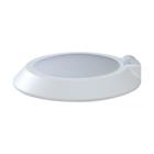 7 in. LED Disk Light - Fixture with Occupancy Sensor - White Finish - 3000K