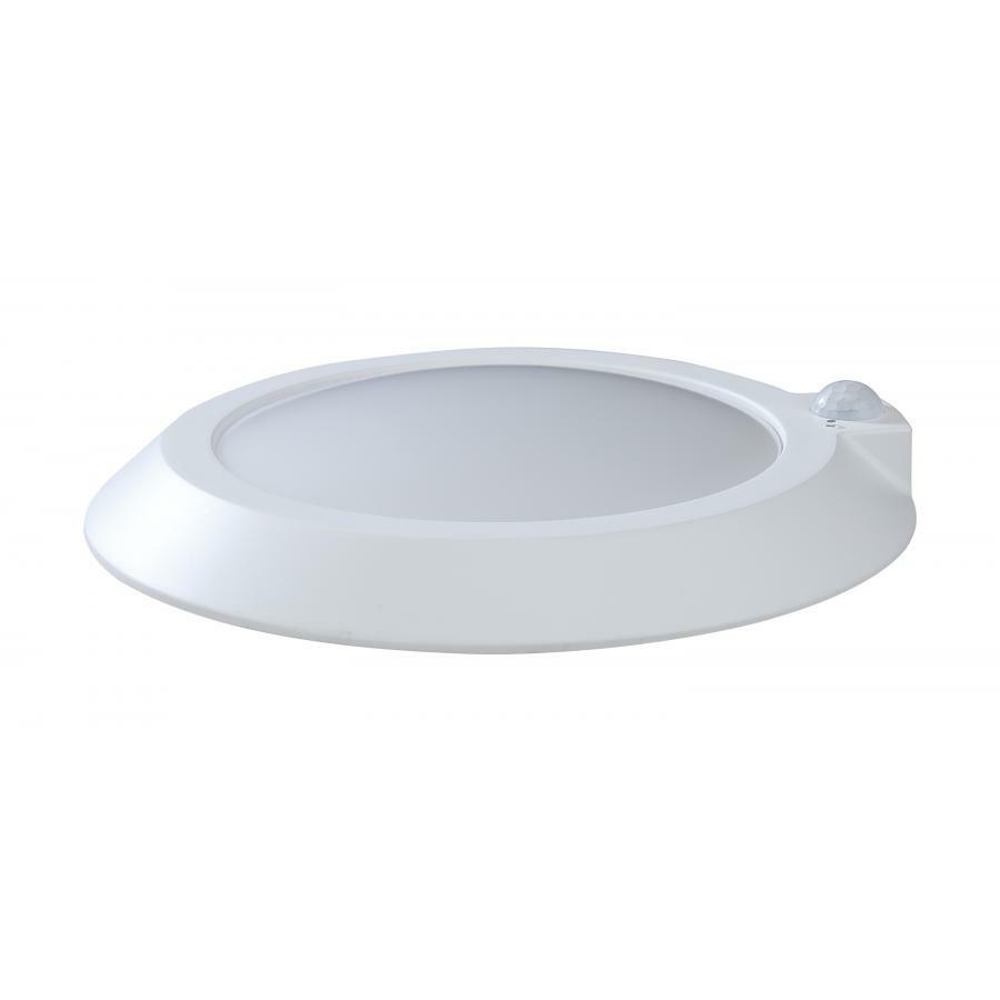62-1313 Nuvo Dimmable Disc Light With Occupancy Sensor, 120 V, White Housing