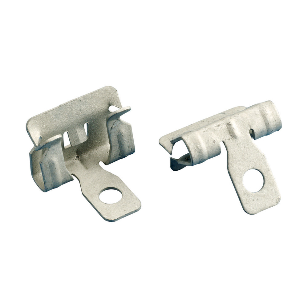 2H4 Hammer-On Flange Clip, 3/32 to 9/64 in THK Flange, 160 lb Load, Spring Steel, Caddy Armor
