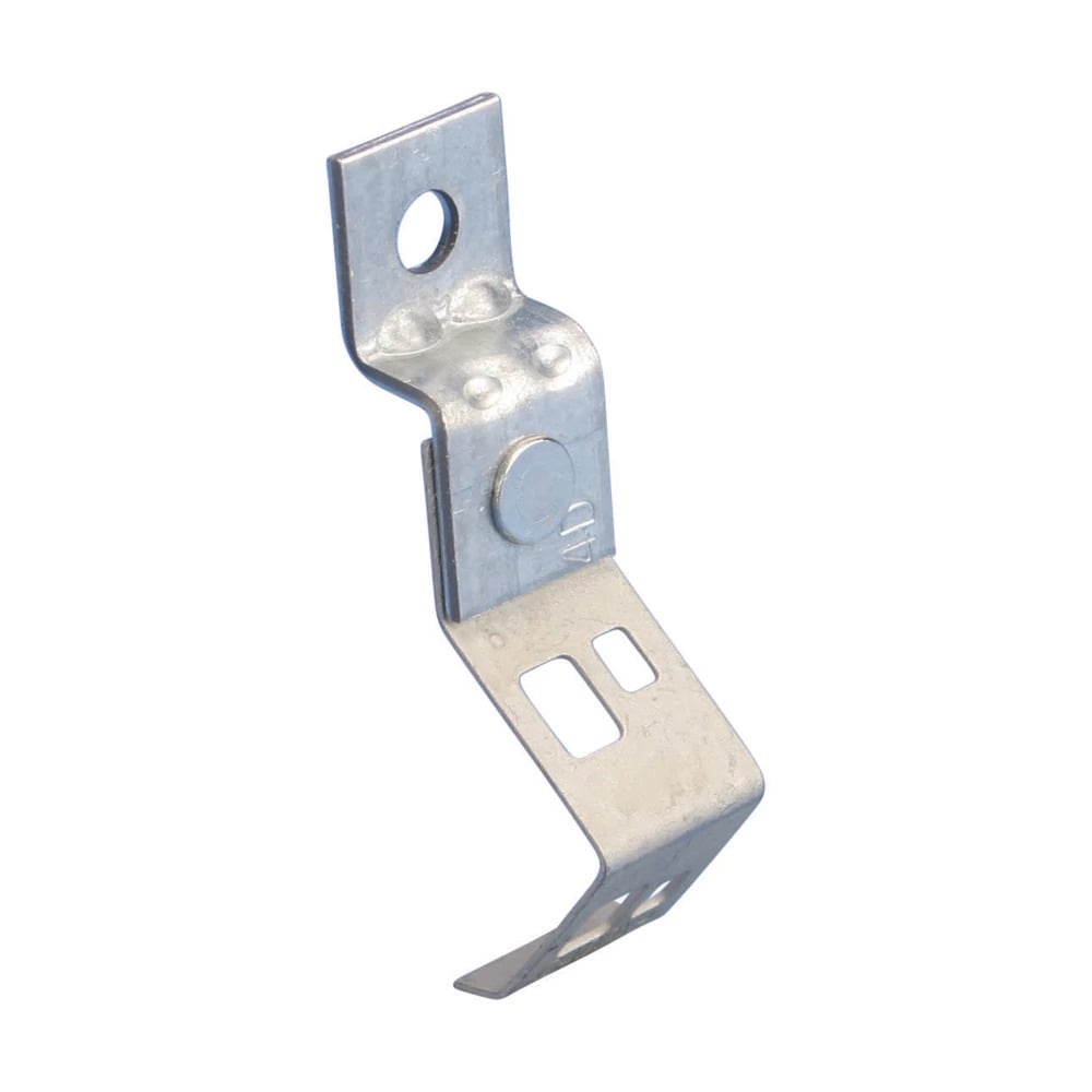 708AO Push Install Rod/Wire Hanger With Offset Bracket, 160 lb Static Load, Spring Steel/Steel, Caddy Armor/Pre-Galvanized