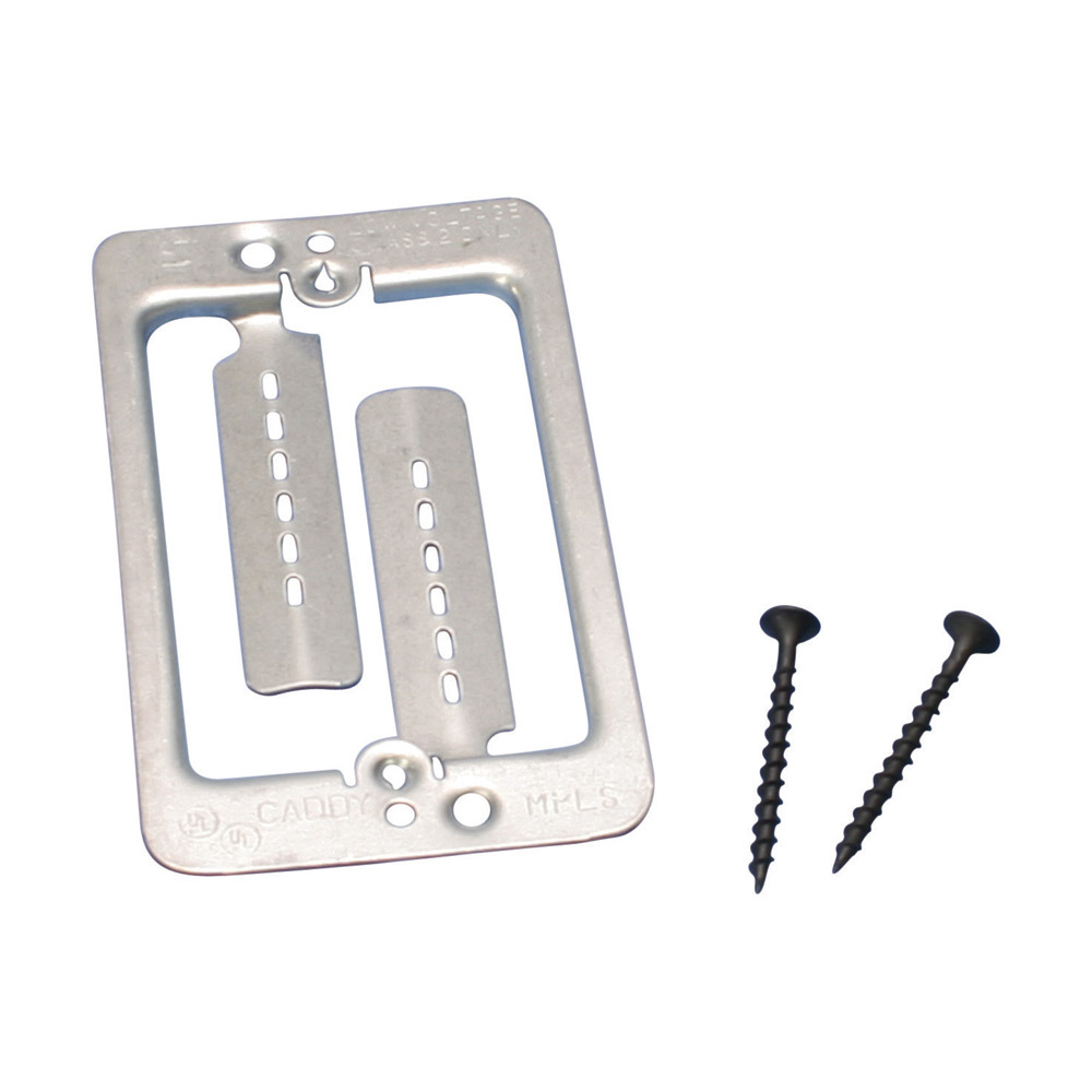 MPLS Mounting Plate, For Use With Low Voltage Class 2 Outlet, Fastened Mount, Steel