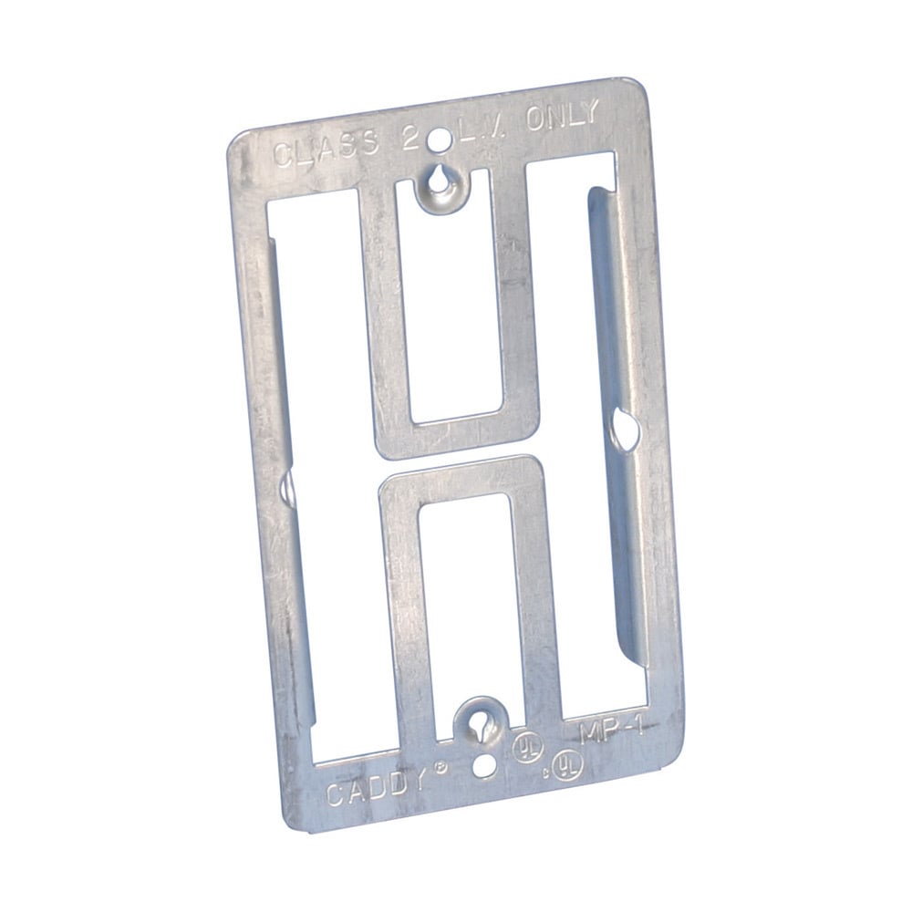 MP2 Mounting Plate, For Use With Low Voltage Class 2 Outlet, Steel