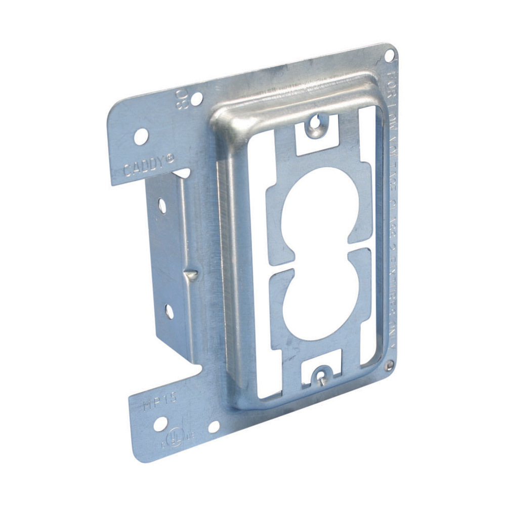 MP1S Mounting Plate, For Use With Low Voltage Class 2 Outlet, Fastened Mount, Steel