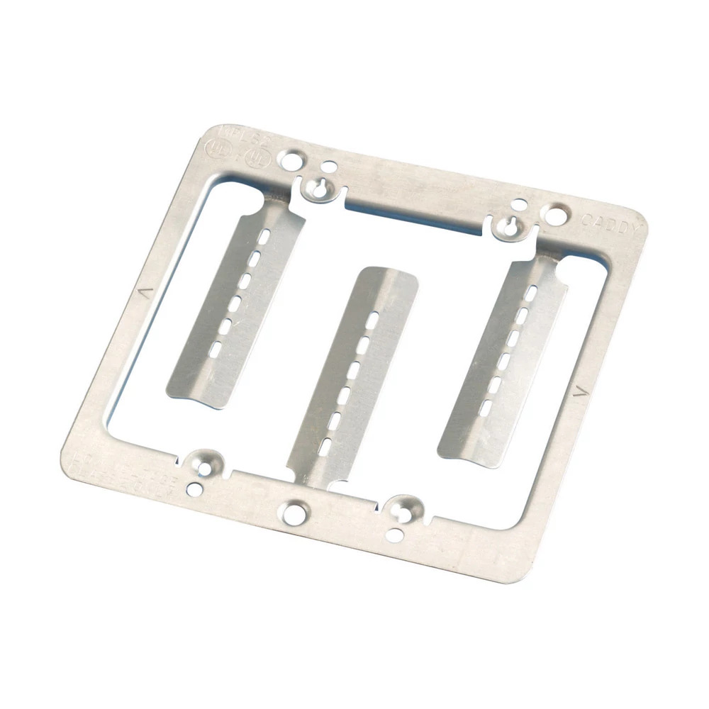 MPLS2 Mounting Plate, For Use With Low Voltage Class 2 Outlet, Fastened Mount, Steel