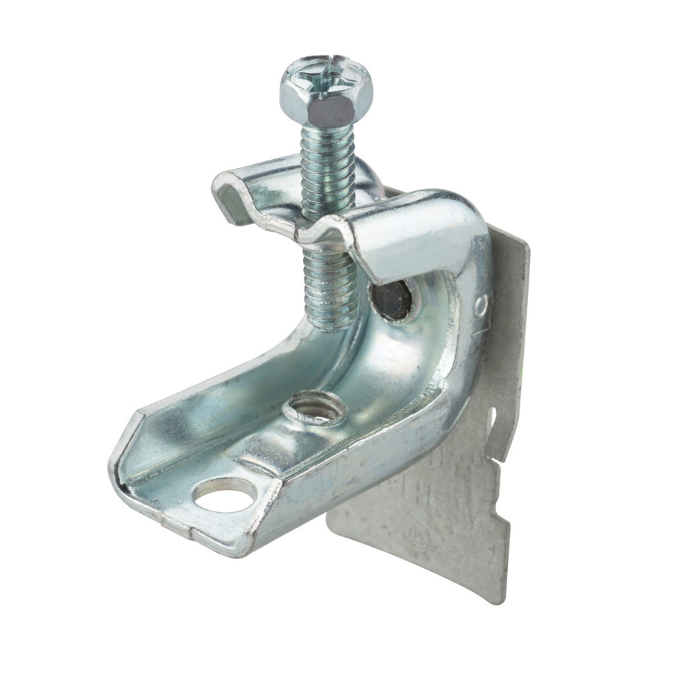 CATHPBC200 CAT HP J-Hook Clip to BC200 Beam Clamp, 100 lb Static Load, For Use With High Performance Cable Support System, Spring Steel/Steel