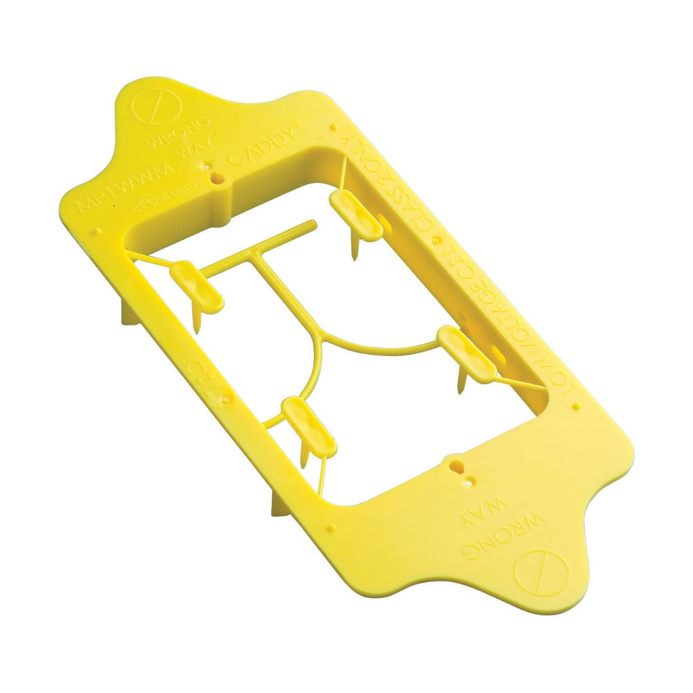 MP1WWM With-In Wall Mounting Plate, For Use With Faceplate, ABS
