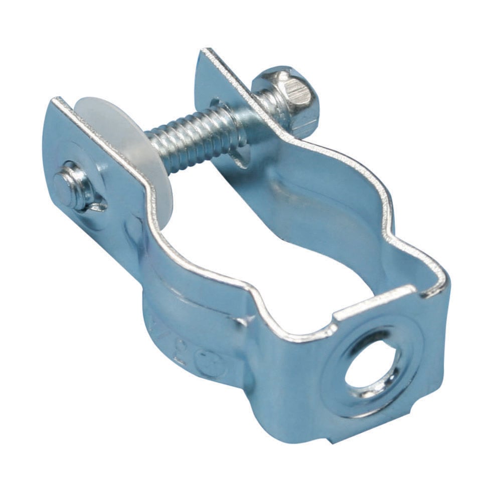 CD5B Bolt Close Conduit/Pipe Clamp With Bolt, Built-In Nut, 2 in Conduit, 50/200 lb Load, 1.91 to 2.875 in OD, Steel