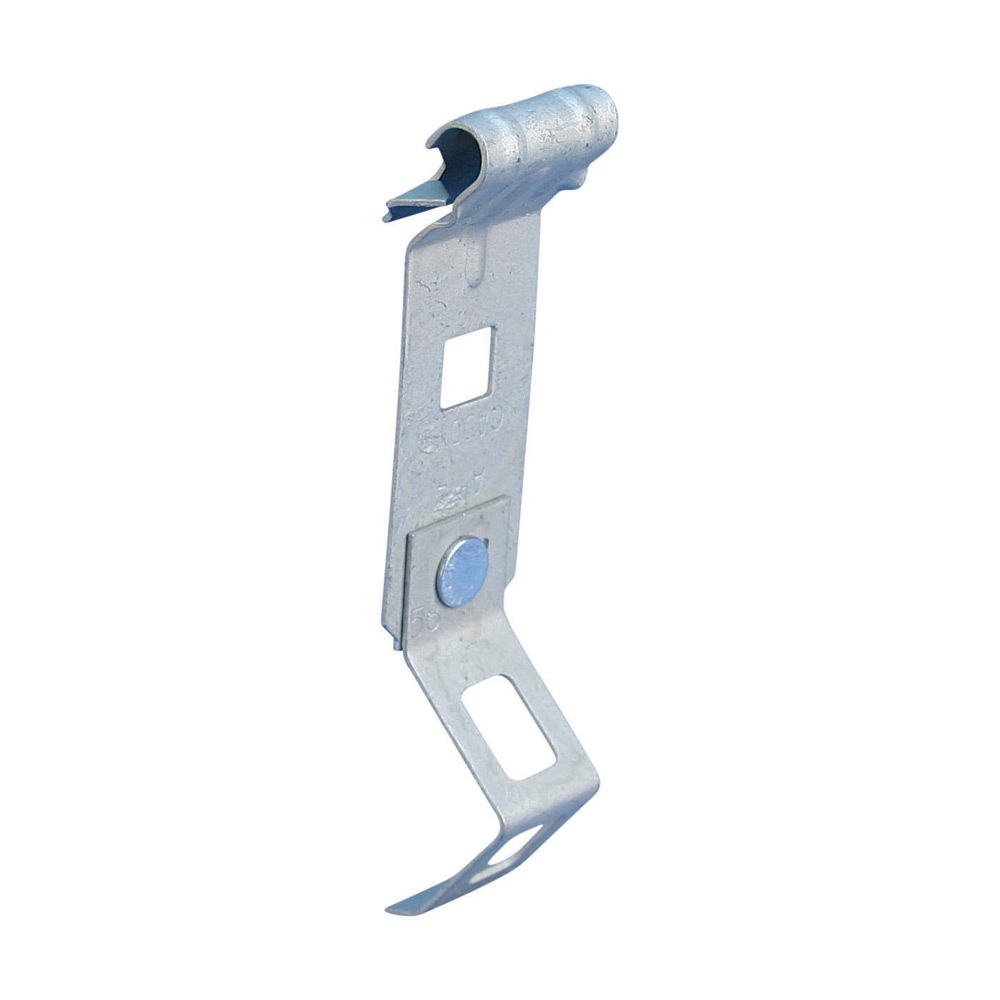 AF146A AF-6A Plain Rod to Z-Purlin Clip, 1/16 to 1/4 in THK Flange, 100 lb Load, Spring Steel, Caddy Armor