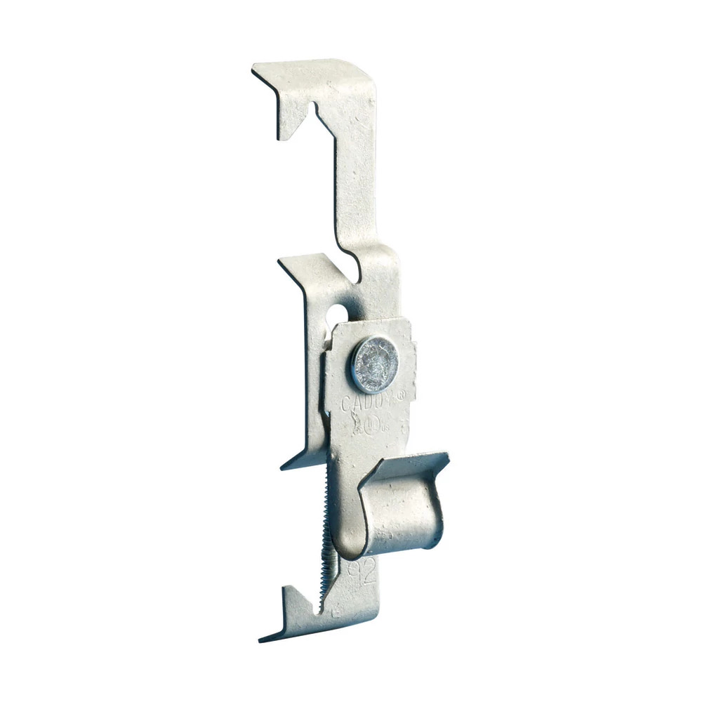 RMX4Z34 Cable to Rod/Wire Clip, 0.28 to 0.32 in OD, 12 AWG Wire, Spring Steel/Steel