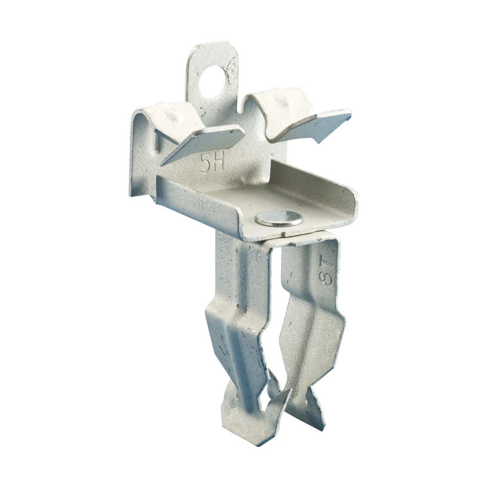8P58 EM-P Conduit/Pipe to Flange Clip, 1/2 in Conduit, 25 lb Ultimate Static Load, 0.709 to 0.866 in OD, Spring Steel