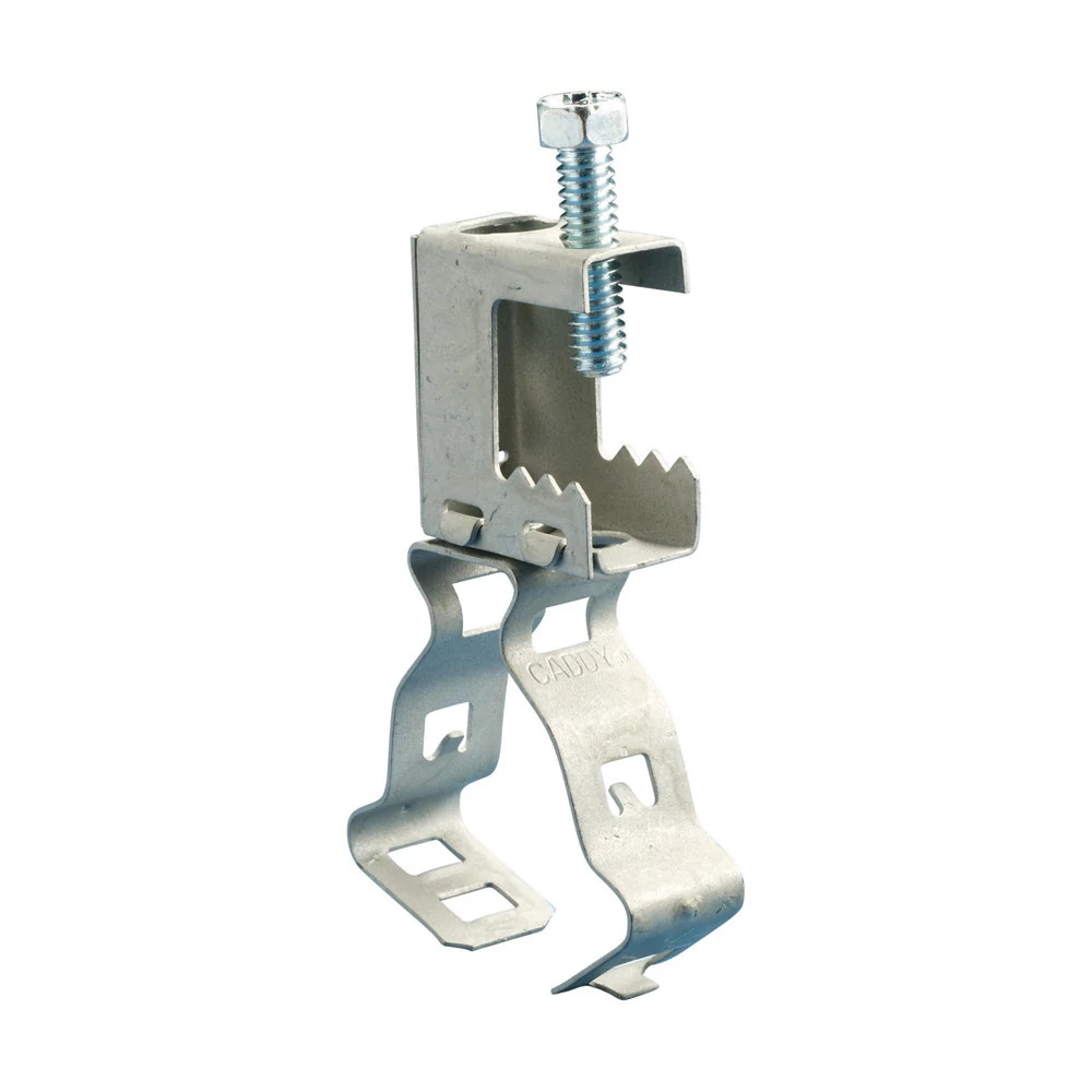 BC32M BC-M Conduit to Beam Clamp, 2 in EMT/Pipe/Rigid Conduit, 1/2 in THK Flange, 100 lb Static Load, Spring Steel, Caddy Armor