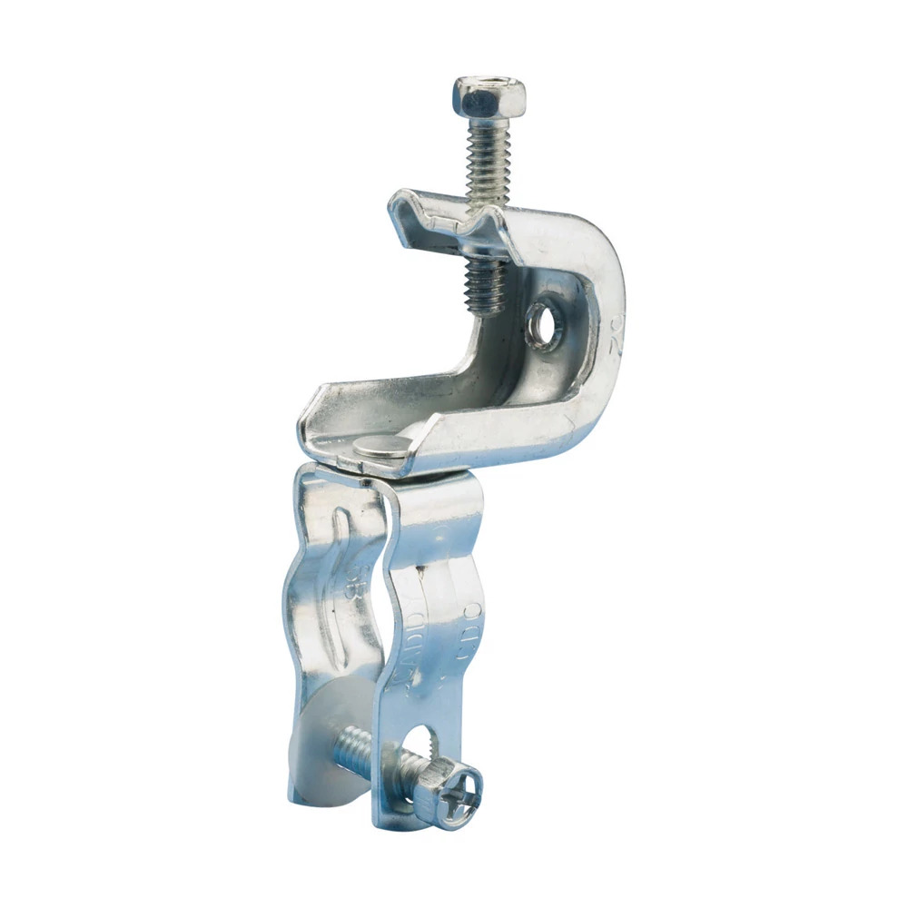 BC200CD3B Conduit to Beam Clamp, 1-1/2 in EMT, 1-1/4 in Rigid Conduit, 1/2 in THK Flange, 100 lb Static Load, Steel, Electro-Galvanized