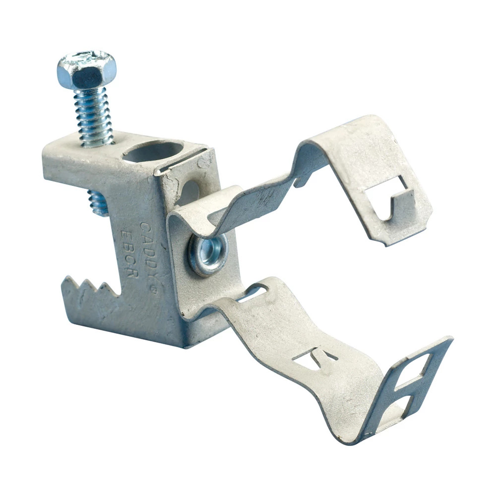 BC20MSM BC-MSM Conduit to Beam Clamp, 1-1/4 in EMT/Pipe/Rigid Conduit, 1/2 in THK Flange, 25 lb Static Load, Spring Steel, Caddy Armor