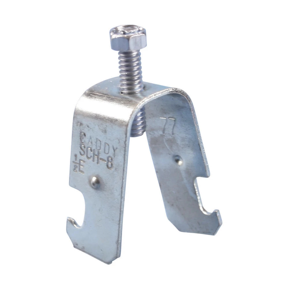 SCH12 1-Piece Strut Clamp, 1/2 in, 3/4 in Conduit, 200 lb Load, 0.57 to 0.92 in OD, Steel