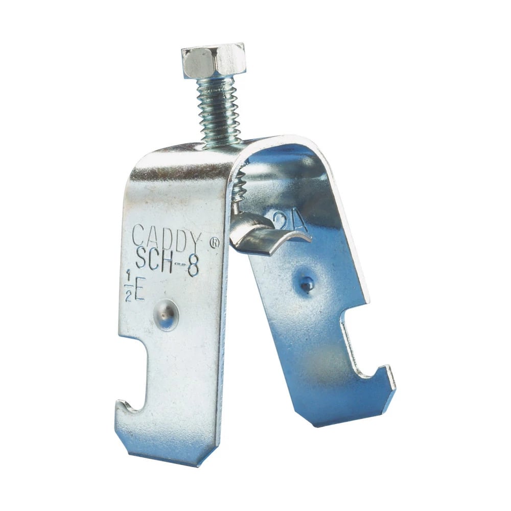 SCH24B 1-Piece Strut Clamp, 1-1/4 in, 1-1/2 in Conduit, 350 lb Load, 1.25 to 1.74 in OD, Steel