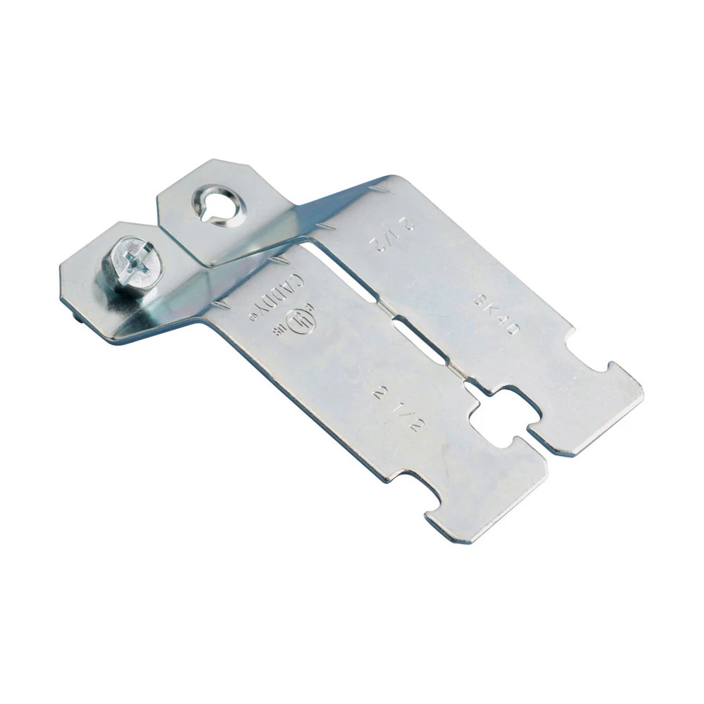 SK405I 1-Piece Strut Clamp, 2-1/2 in Conduit, 350 lb Load, 2.88 in OD, Steel