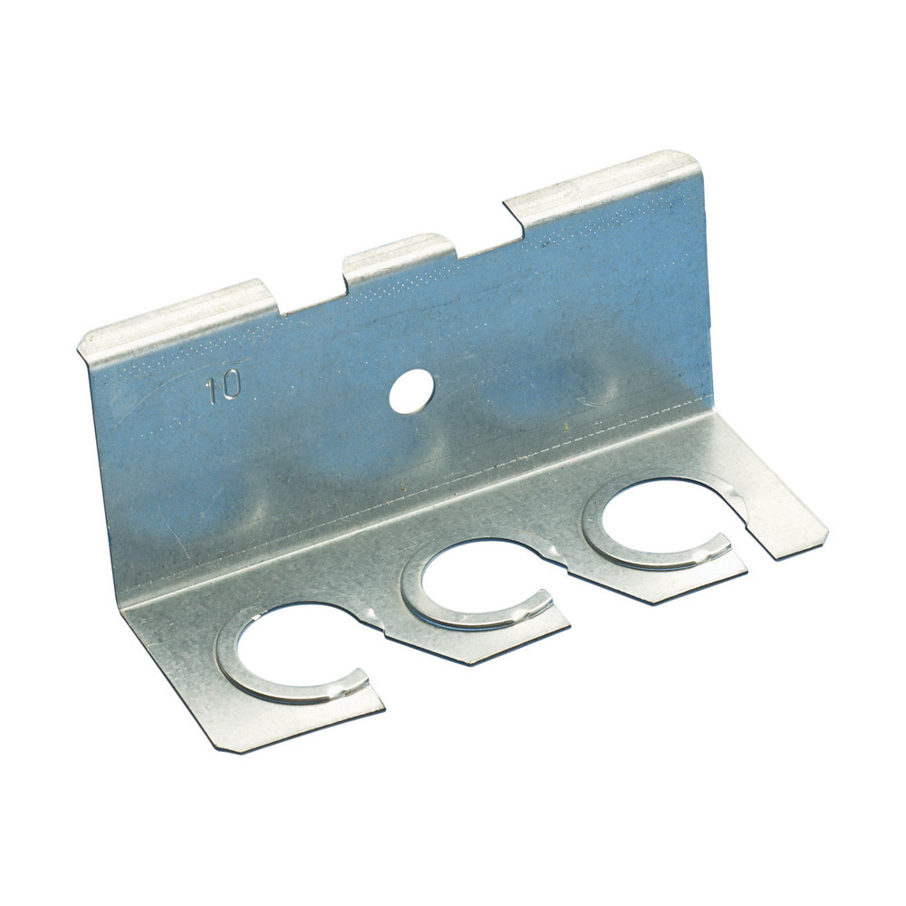 CCS812 Multiple Conduit Support, 1/2 in Rigid, 1/2 in, 3/4 in EMT Conduit, Steel, Pre-Galvanized