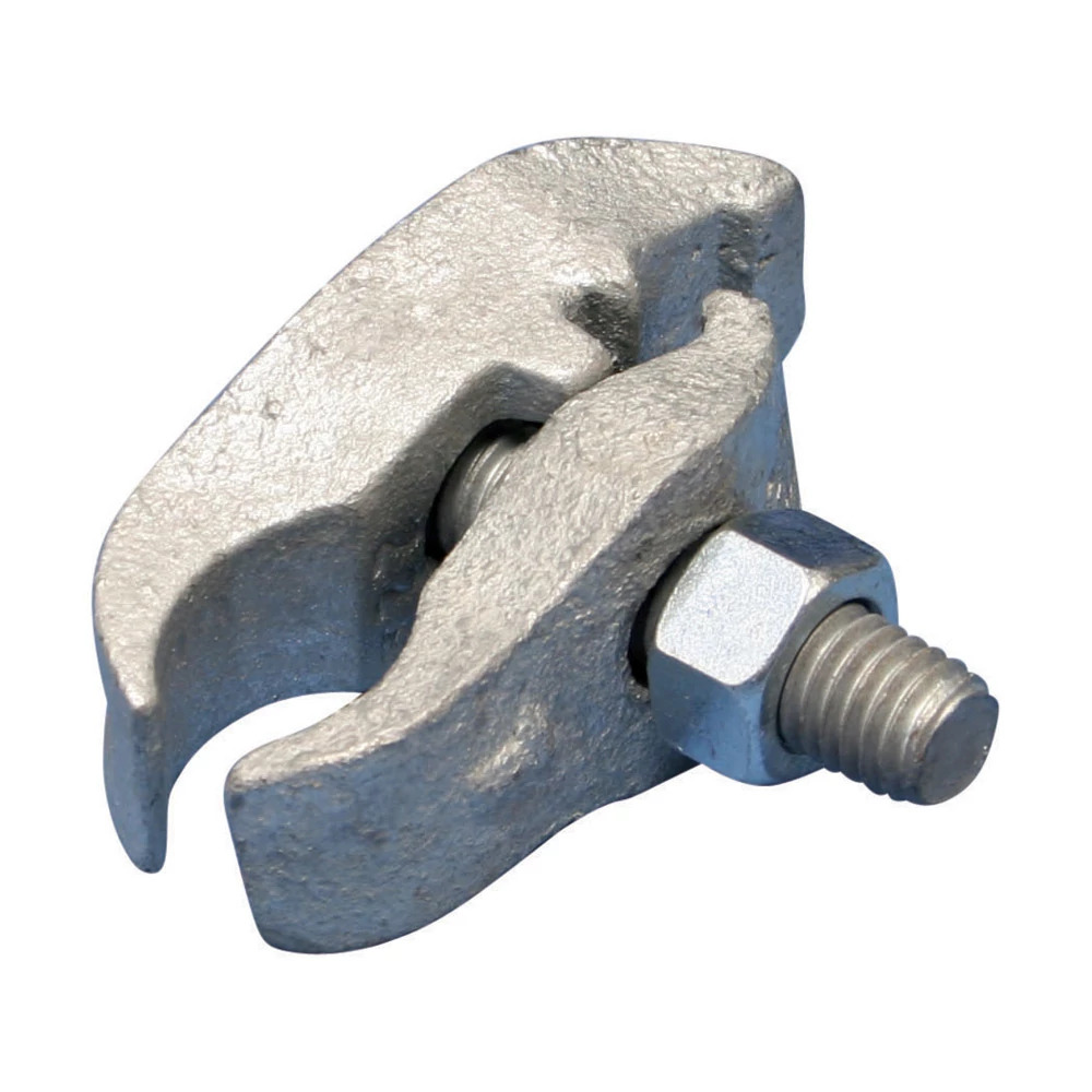 PAR0150HD Parallel Pipe and Conduit Clamp, 1-1/2 in Pipe Conduit, 3/4 in THK Flange, Cast Iron, Hot-Dipped Galvanized