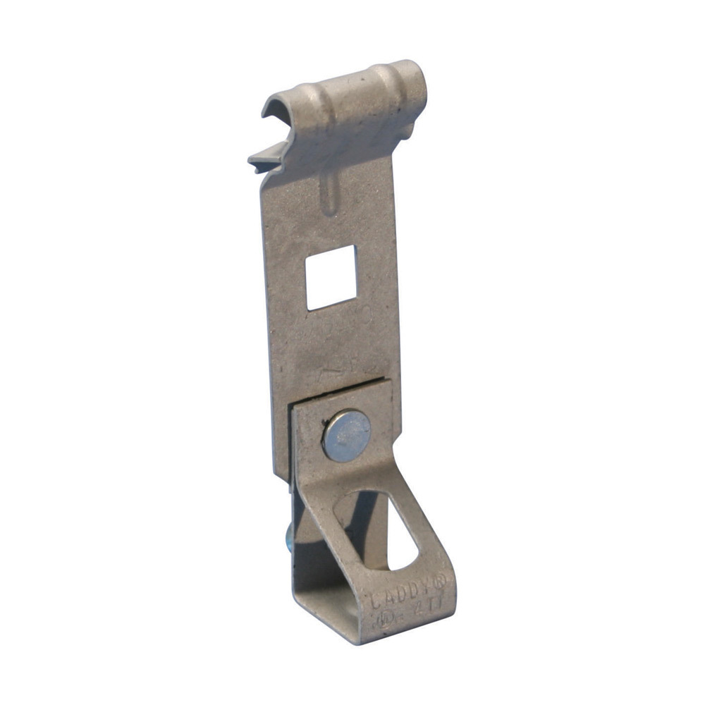 AF146TI AF-TI/T Threaded Rod to Z-Purlin Clip, 3/8 in Hole, 1/16 to 1/4 in THK Flange, 100 lb Load, Spring Steel, Caddy Armor