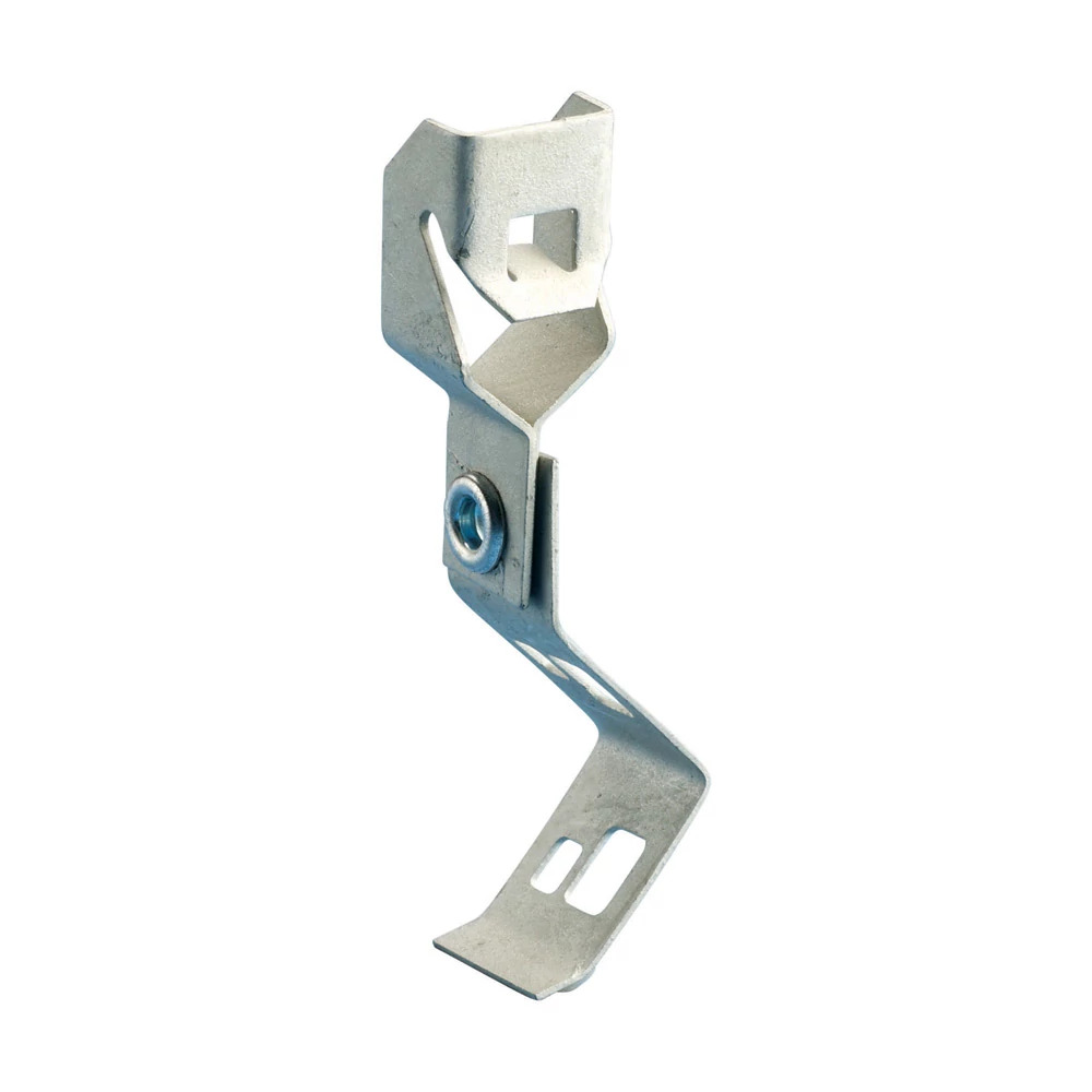 122708 Plain Rod/Wire to Z-Purlin Clip, 1/16 to 1/4 in THK Flange, 100 lb Load, Spring Steel, Caddy Armor
