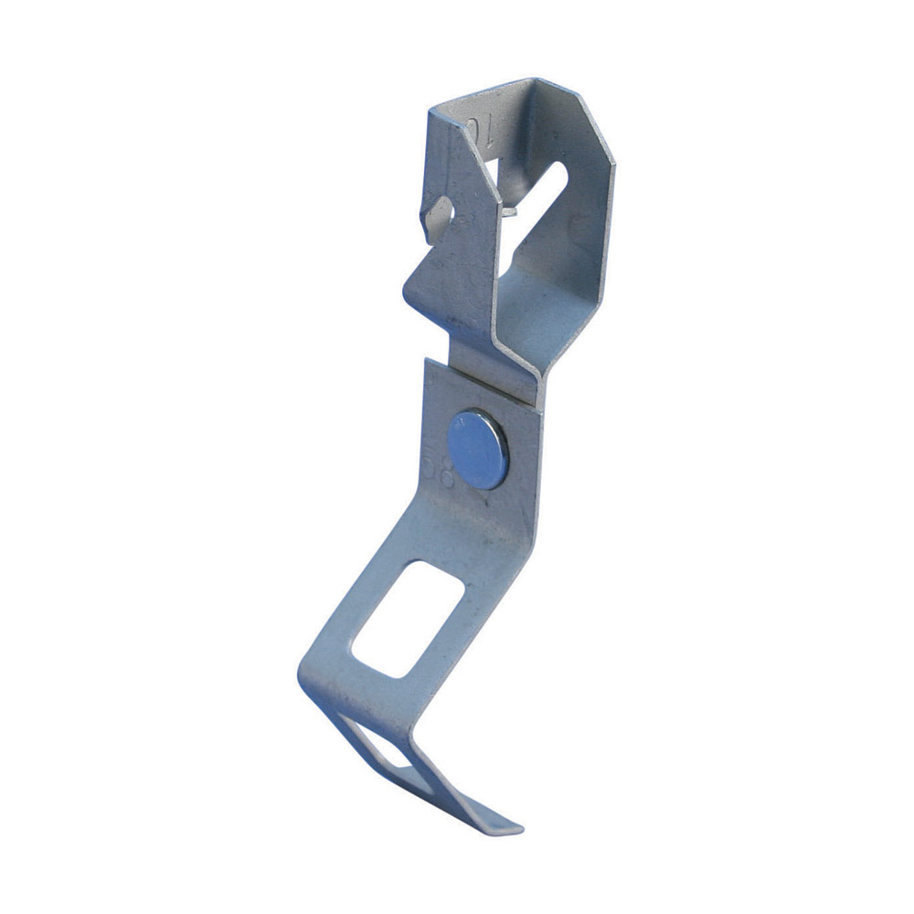 1226A Plain Rod to Z-Purlin Clip, 1/16 to 1/4 in THK Flange, 100 lb Load, Spring Steel, Caddy Armor