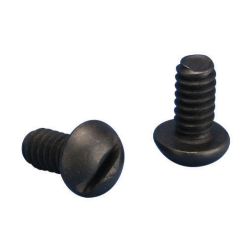 S102438BP50 Round Head Mounting Clip Screw, #10, For Use With T-Grid Box Hanger, Steel, Black Oxide