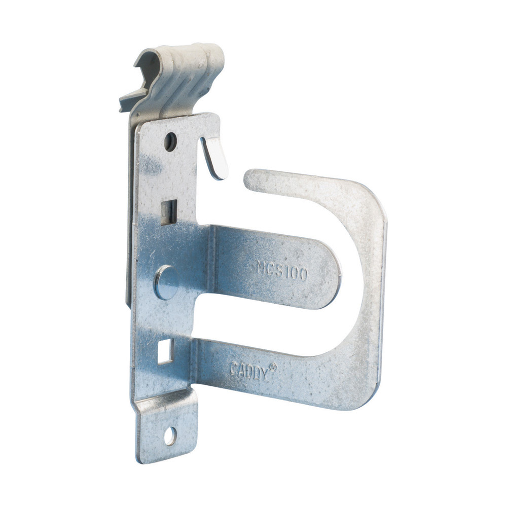 MCS100AF14 MC/AC Cable Support Bracket With Z-Purlin Clip, Clip-Fit Mount, Steel, Electro-Galvanized