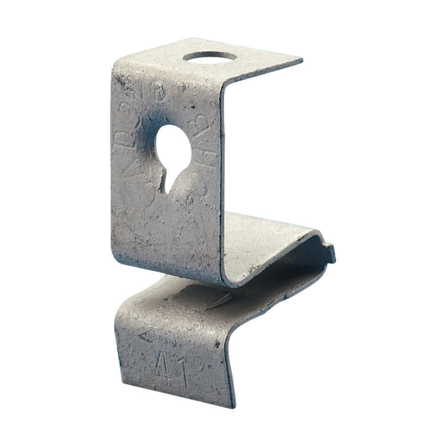 CHB Mounting Clip, For Use With T-Grid Box Hanger, Spring Steel, Caddy Armor
