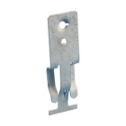 T-Grid Clip, Side Mount, 1/4" Hole, Threaded