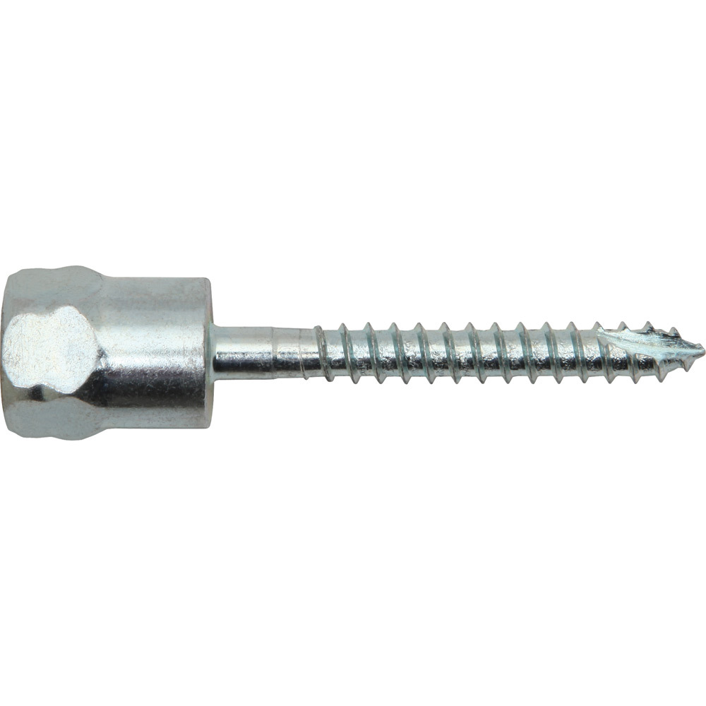 HMZG650 HangerMate Vertical Mount Screw, 5/16 in Dia, 2-1/4 in L Thread, 3/8 in Rod, Surface Mount