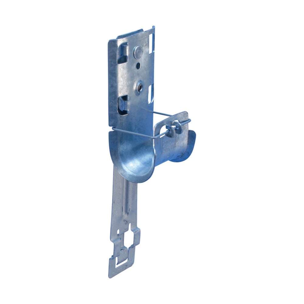 CAT16HPTS CAT HP J-Hook With T-Grid Clip, 1 in Dia, 60 lb Static Load, For Use With High Performance Cable Support System, Spring Steel/Steel