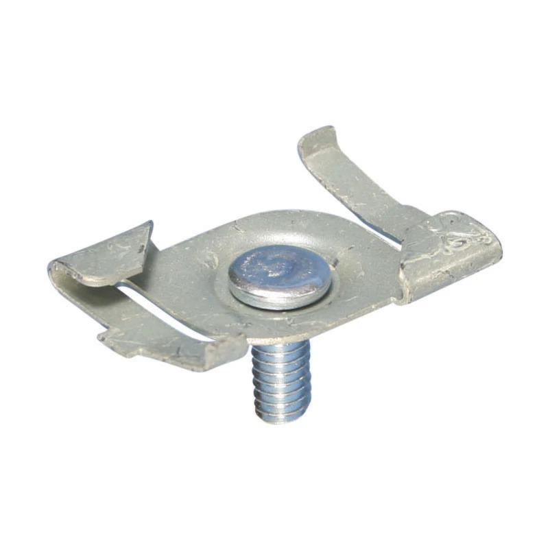 4G16LN Twist Clip, 15/16 in, 50 lb Load, Spring Steel/Steel, Caddy Armor