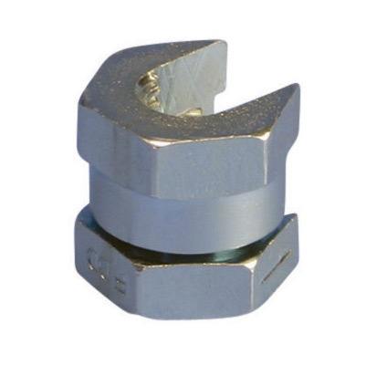 SN25 Threaded Rod Nut, 1/4 in, 0.55 in H x 5/8 in W, Steel