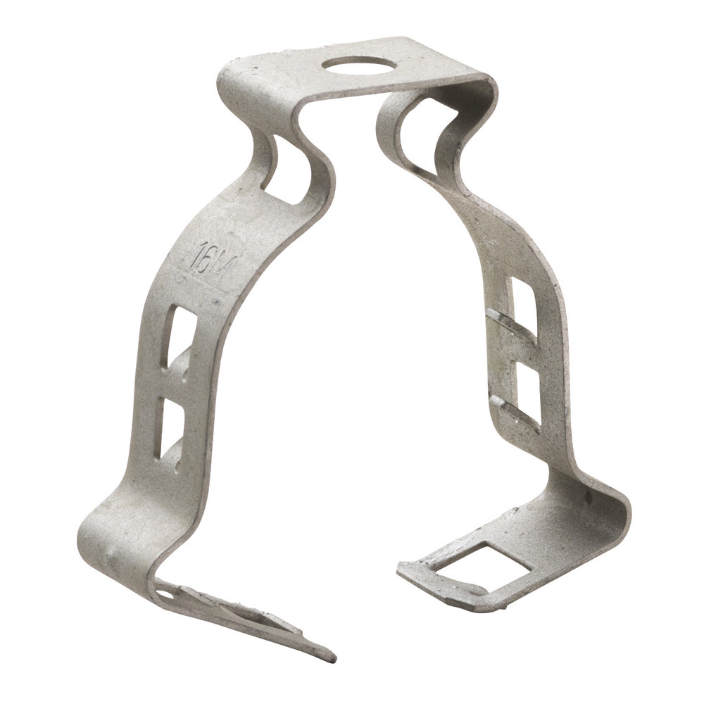 16M Snap Close Conduit/Pipe Clamp, 1 in Conduit, 25/100 lb Load, 1.181 to 1.378 in OD, Spring Steel/Steel