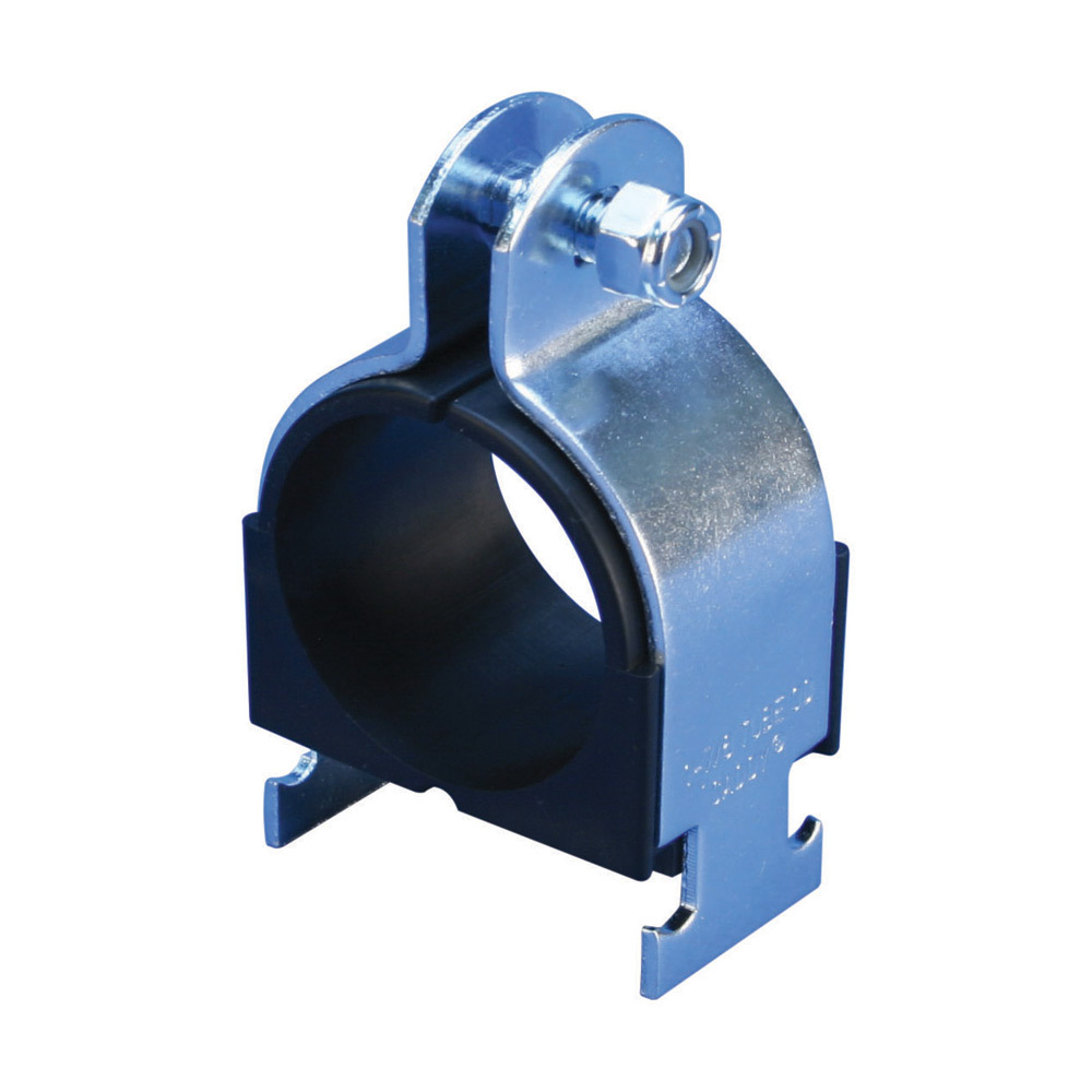 CCC0075 Insulated Strut Cushion Clamp, 5/8 in Copper Tube Pipe, Steel, Electro-Galvanized, Import