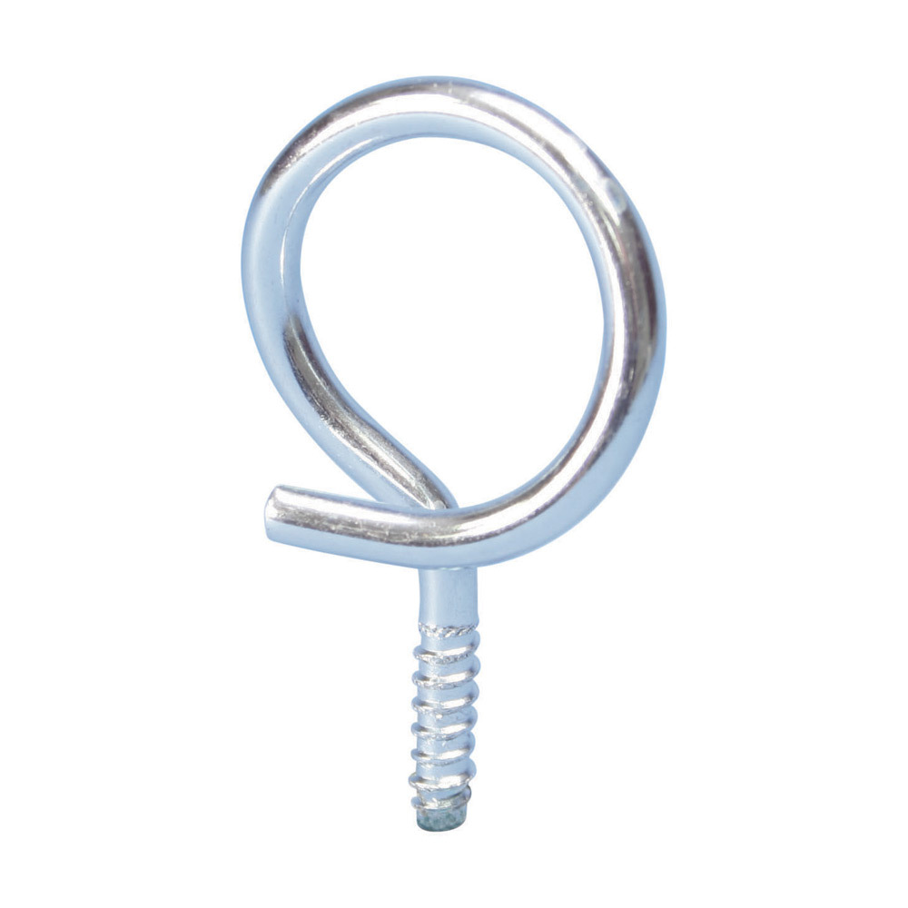 4BRT32WS Threaded Bridle Ring, 2 in Dia Ring, Steel, Electro-Galvanized