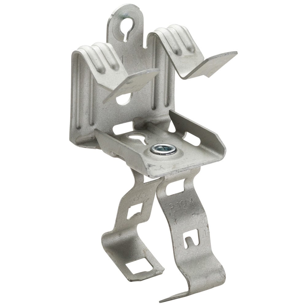 EM-M Conduit/Pipe to Flange Clip, Spring St. 1/2, 3/4 EMT, 13/161 1/8 Fl.