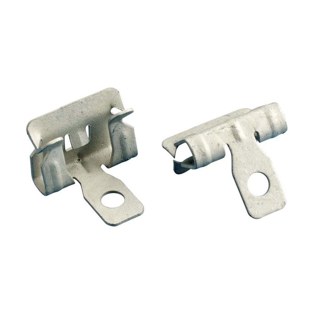 4H58 Hammer-On Flange Clip, 5/16 to 1/2 in THK Flange, 200 lb Load, Spring Steel, Caddy Armor
