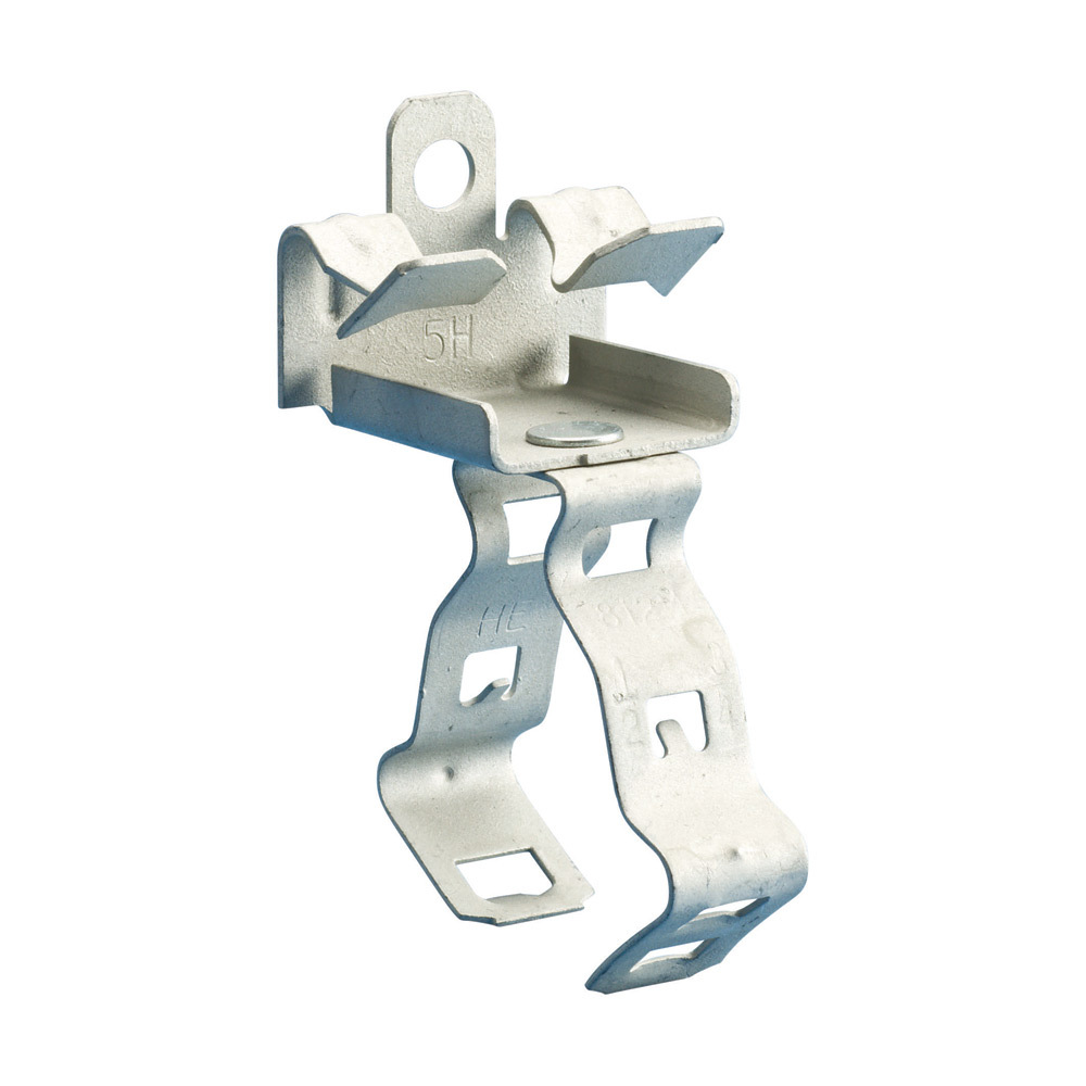 6M24 EM-M Snap Close Conduit/Pipe to Flange Clip, 3/8 in Conduit, 75 lb Load, 0.551 to 0.709 in OD, 14/2 to 12/3 AWG Wire, Spring Steel