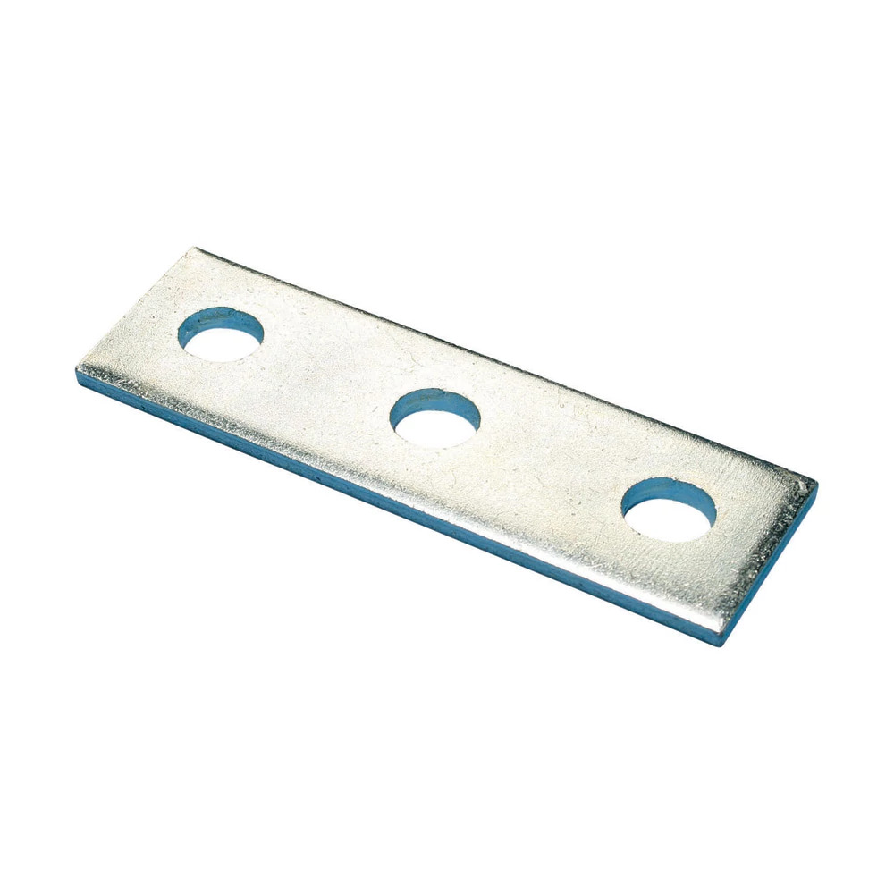 F200000EG Flat Bracket, 3 Holes, 5-3/8 in L x 1/4 in THK, Steel