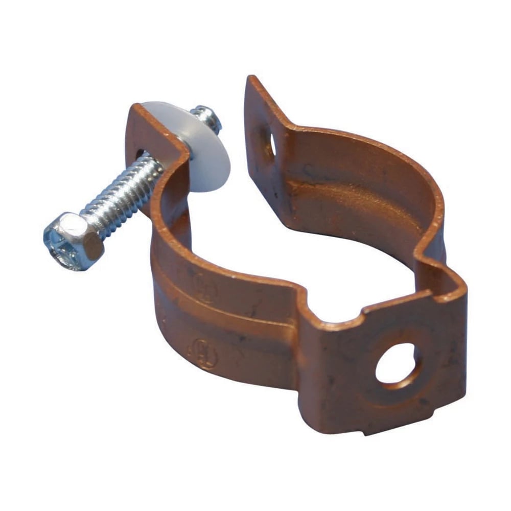 CD1B37CP Bolt Close Pipe Clamp, 250 lb Load, Steel