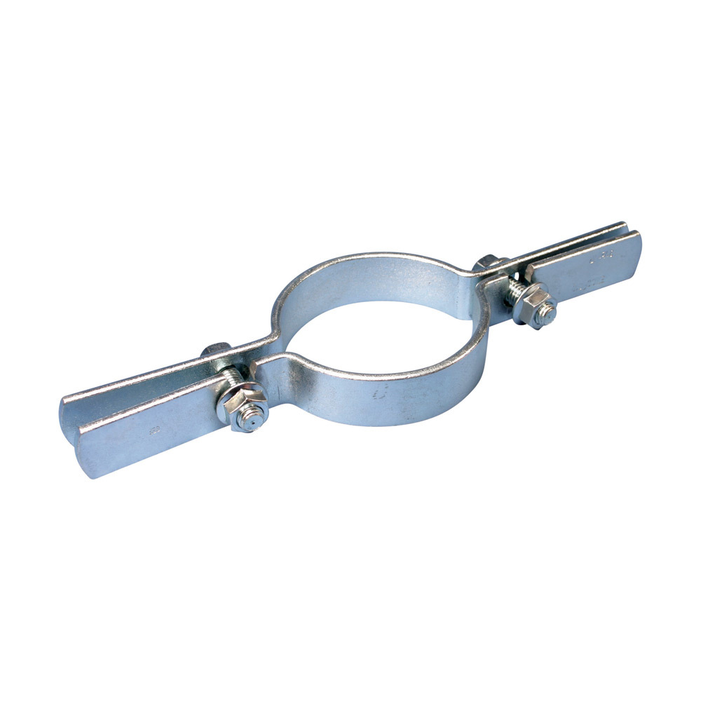 5100300EG EZ Riser Clamp, 3 in Pipe, 530 lb Static Load, Steel, Electro-Galvanized, Import